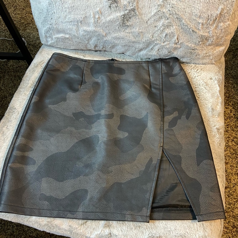 Leather Skirt